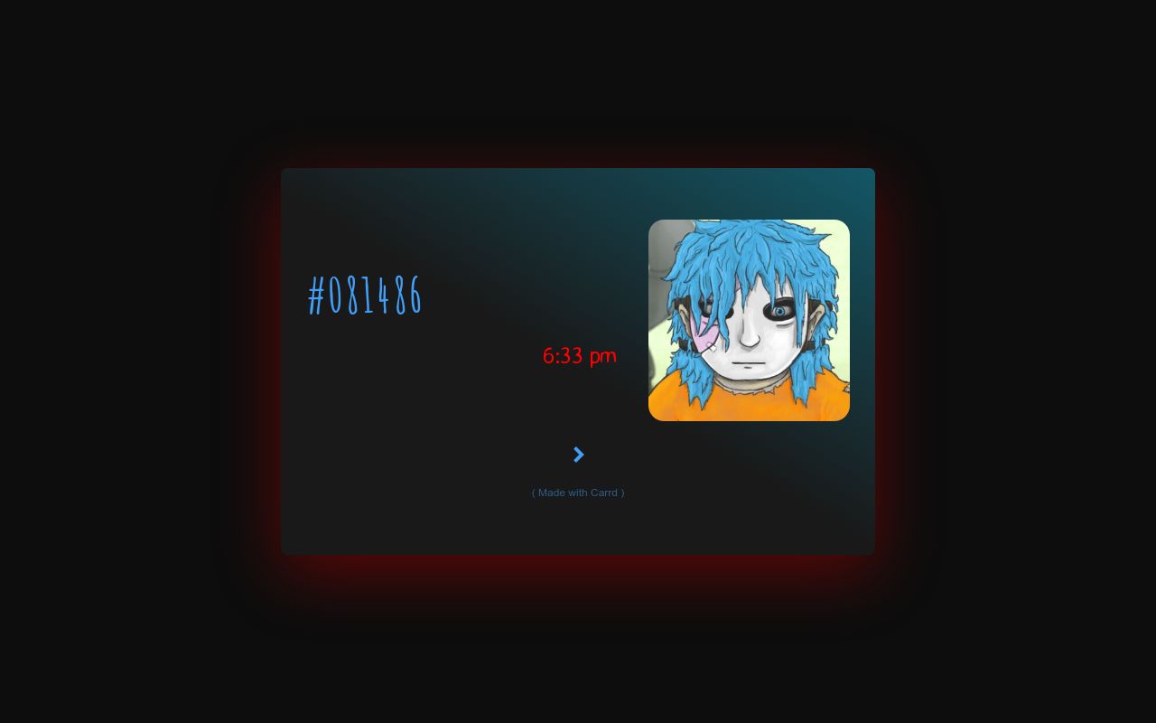 Carrd profile picture for @prosthetic